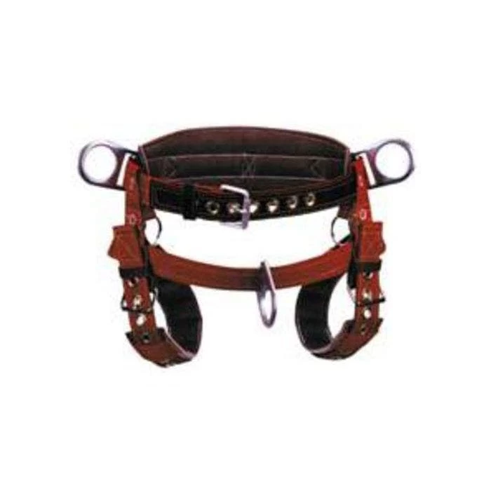 Weaver Work Positioning Saddle Single Sliding D Ring And Individual Leg Straps - Large 1 Weaver Work Positioning Saddle Single Sliding D Ring And Individual Leg Straps - Large