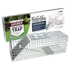 Answer For Medium Pests 24 X 7 X 8 Pro Live Animal Trap