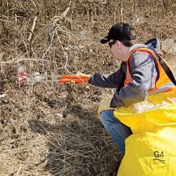 Clean Up Bag 18in Diameter With Shoulder Strap -Garden And Outdoor Shop 18lb 5