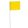 Vinyl Marking Flags, Yellow, 3-1/2-Inch X 2-1/2-Inch