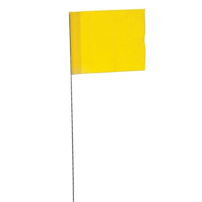 Vinyl Marking Flags, Yellow, 3-1/2-Inch X 2-1/2-Inch 1 Vinyl Marking Flags, Yellow, 3-1/2-Inch X 2-1/2-Inch