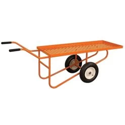 Leonard Flatbed 2-Wheel Nursery Cart, 2ft X 5ft Deck, 850 Lb Capacity -Garden And Outdoor Shop 2460ex 2 1