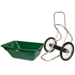 Muller's Original Smart Cart, Green 7 Cu. Ft. Tray With 20" Spoke Wheels -Garden And Outdoor Shop 37gb 3