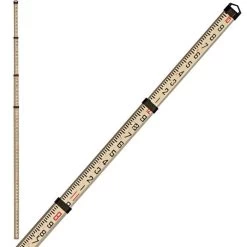 Johnson Durable Aluminum Telescoping Grade Rod, 16 Feet