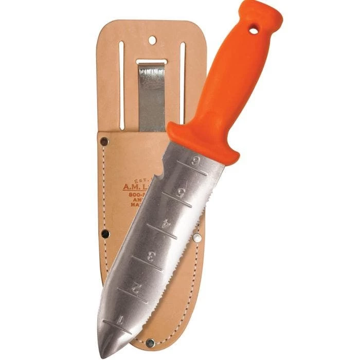 Deluxe Soil Knife And Sheath Kit By A.M. Leonard, 6in Blade, Lifetime Warranty 2 Deluxe Soil Knife And Sheath Kit By A.M. Leonard, 6in Blade, Lifetime Warranty - Image 2