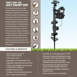 Orbit Yard Enforcer Motion-Activated Sprinkler 15 Orbit Yard Enforcer Motion-Activated Sprinkler -Garden And Outdoor Shop 62100 10 2