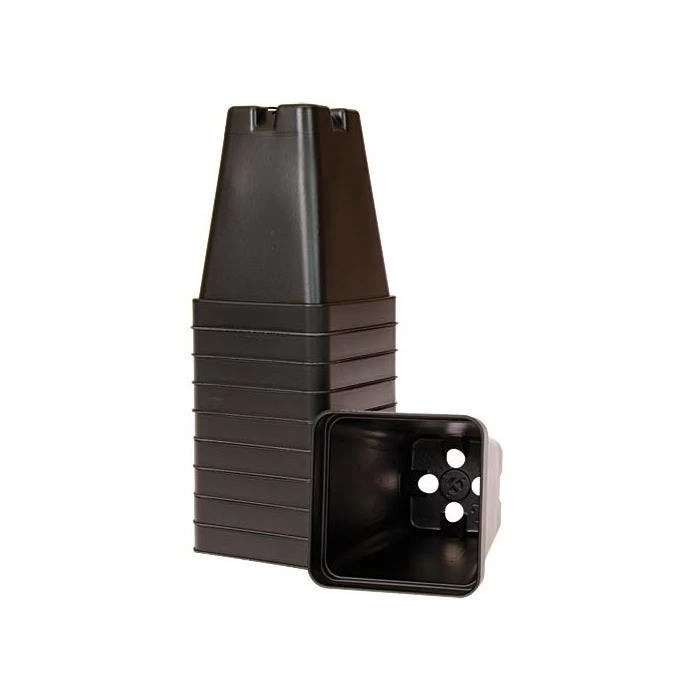 T.O. Plastics 3.5” Deep Square Pot SVD250, 850 Per Box 1 T.O. Plastics 3.5” Deep Square Pot SVD250, 850 Per Box