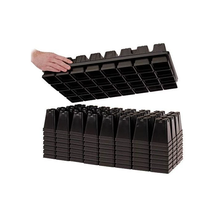 T.O. Plastics 3.5” Deep Square Pot SVD250, 850 Per Box 2 T.O. Plastics 3.5” Deep Square Pot SVD250, 850 Per Box - Image 2