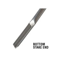 Galvanized Sign Holder, 7 In X 5 In W/ 36 In Tube Leg -Garden And Outdoor Shop 7536t 3