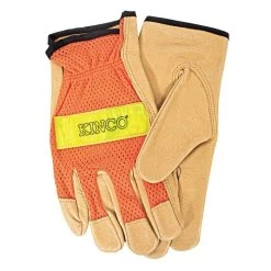 High-Visibility Orange Gloves, Medium