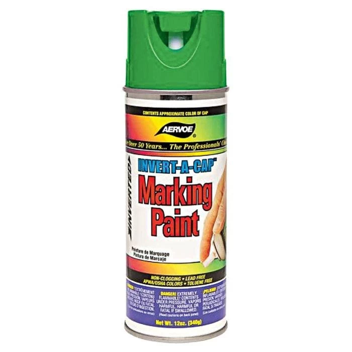 Aervoe Survey Marking Paint, Green 1 Aervoe Survey Marking Paint, Green