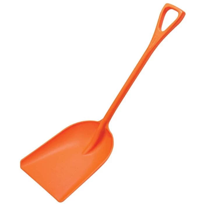Poly Scoop Shovel By A.M. Leonard, 17in X 14in Blade, 25in D-Grip Handle, Lifetime Warranty 2 Poly Scoop Shovel By A.M. Leonard, 17in X 14in Blade, 25in D-Grip Handle, Lifetime Warranty - Image 2