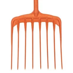 Poly Mulching Fork With D-Grip Handle By A.M. Leonard, 8 Tine, 15in Scoop X 44in Length, Lifetime Warranty -Garden And Outdoor Shop apf810 1 1