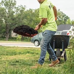 Poly Mulching Fork With D-Grip Handle By A.M. Leonard, 8 Tine, 15in Scoop X 44in Length, Lifetime Warranty -Garden And Outdoor Shop apf810 5 1