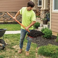 Leonard 8-Tine Poly Mulching Fork With Straight Handle -Garden And Outdoor Shop apf815 live 10.20.22