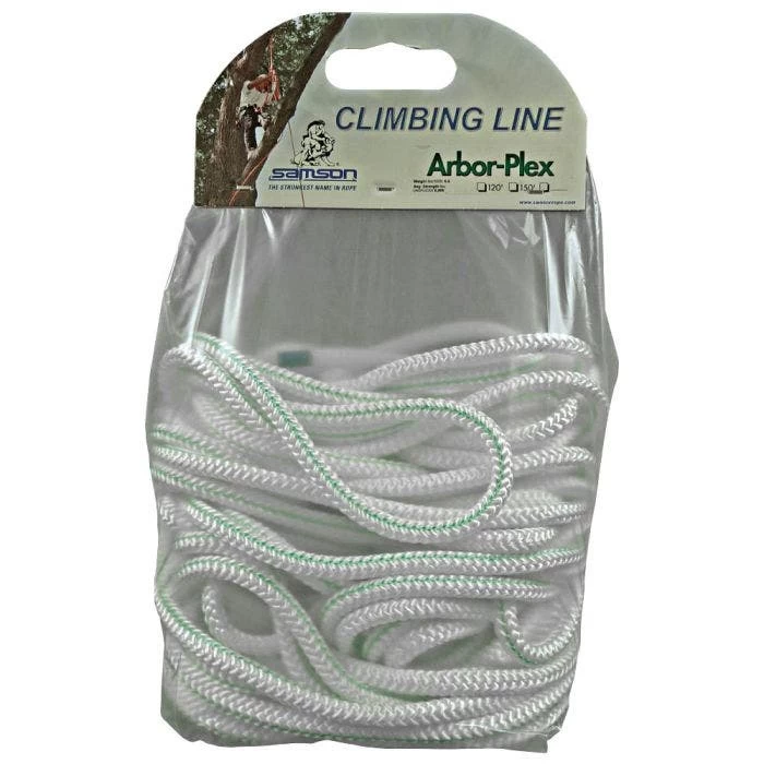 Samson Arbor Plex Climbing Rope 1/2in X 150ft Tensile 6000lb 2 Samson Arbor Plex Climbing Rope 1/2in X 150ft Tensile 6000lb - Image 2