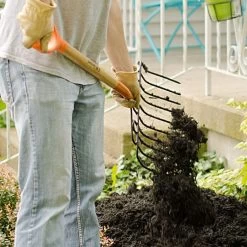 Leonard 10-Tine Ensilage Fork With Poly D-Grip -Garden And Outdoor Shop awf10 5