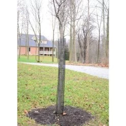 Rigid Plastic Mesh Tree Guard By A.M. Leonard, 4in Diameter X 48in Length, 5ct Bundle -Garden And Outdoor Shop bg48 2