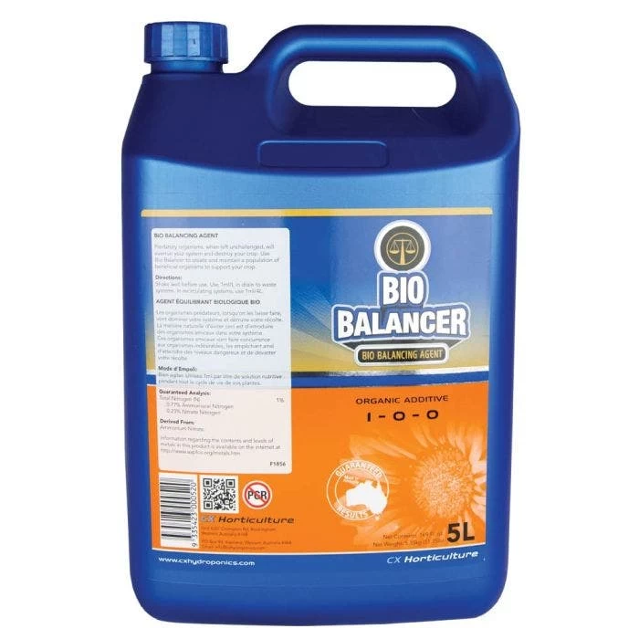 CX Horticulture Bio Balancer, 1-0-0, 5 Liters 1 CX Horticulture Bio Balancer, 1-0-0, 5 Liters