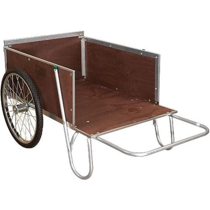 Yard Cart With Pneumatic Wheels 13 3 5 Cubic Foot Capacity 2 Yard Cart With Pneumatic Wheels 13 3 5 Cubic Foot Capacity - Image 2
