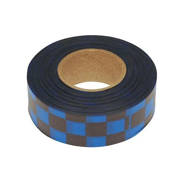 Blue And Black Checkerboard Tagging Tape, Box Of 12 Rolls 2 Blue And Black Checkerboard Tagging Tape, Box Of 12 Rolls - Image 2