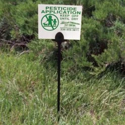 Weather Resistant Custom Application Sign, 5in X 5in, White 7 Weather Resistant Custom Application Sign, 5in X 5in, White -Garden And Outdoor Shop cdm552w 2