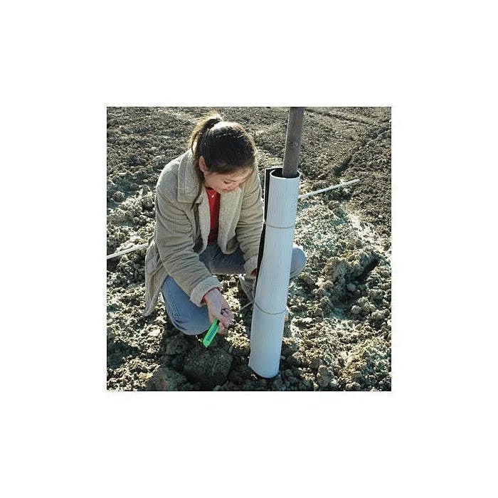 Tree Guard Corrugated Plastic Black White 24in X 8in 5 Tree Guard Corrugated Plastic Black White 24in X 8in - Image 5