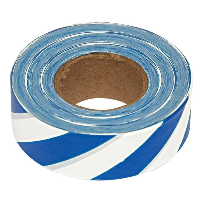 Blue And White Candy Stripe Tagging Tape, Box Of 12 Rolls 2 Blue And White Candy Stripe Tagging Tape, Box Of 12 Rolls - Image 2