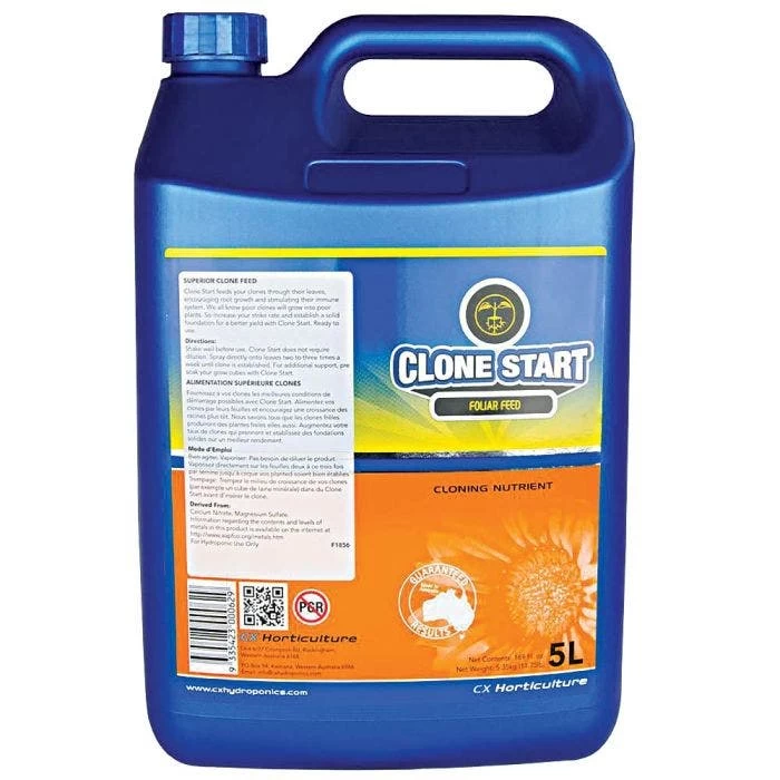 CX Horticulture Clone Start, 5 Liters 1 CX Horticulture Clone Start, 5 Liters