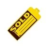 Marking Tag Sold Vinyl W/Wires Yellow 1000/Pkg