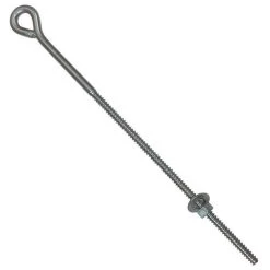 Hot-Dip 1/2-Inch Galvanized Eyebolts And Washers Bulk Pack, 12-Inch Bolt Length