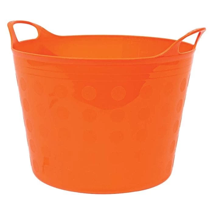 Tuff Flex Tub 7 Gallon Orange 1 Tuff Flex Tub 7 Gallon Orange