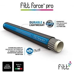 FITT Force™ Pro Commercial-Grade Lay Flat Hose, 3/4-Inch Diameter, 100-Foot Length 11 FITT Force™ Pro Commercial-Grade Lay Flat Hose, 3/4-Inch Diameter, 100-Foot Length -Garden And Outdoor Shop ffp53400 4