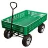 Leonard Green Utility Wagon, Flat Free Tires, 30in X 46in X 7.5in Tray
