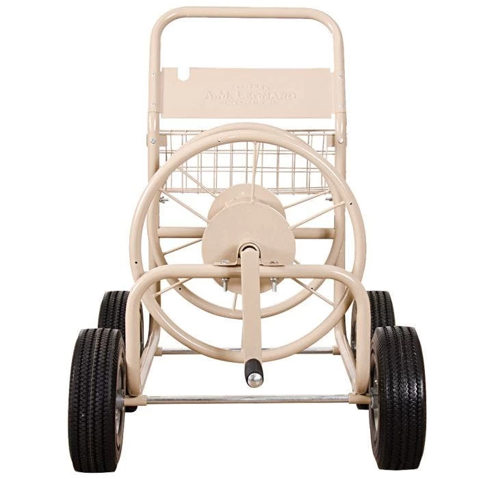 Hose Reel Wagon By A.M. Leonard, 4 Wheel Flat Free Tires, 300ft Hose Capacity, Lifetime Warranty 4 Hose Reel Wagon By A.M. Leonard, 4 Wheel Flat Free Tires, 300ft Hose Capacity, Lifetime Warranty - Image 4