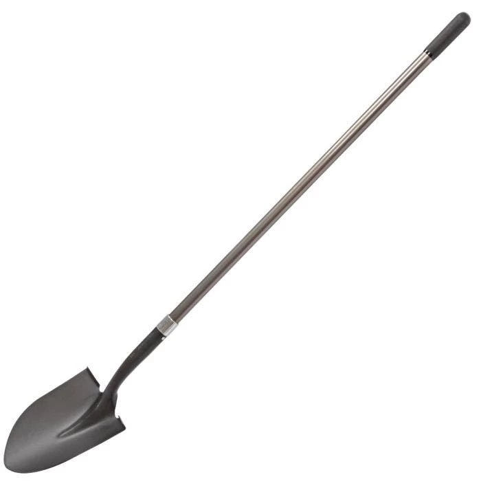 Leonard Contractor-Grade Shovel, Round Point With Fiberglass Handle 1 Leonard Contractor-Grade Shovel, Round Point With Fiberglass Handle
