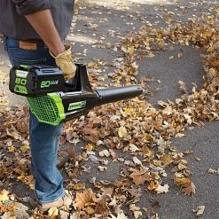Greenworks Pro 80V Li-Ion Cordless Blower With Battery And Charger -Garden And Outdoor Shop gbl320 3