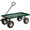 Metal Deck Wagon, Flat Free Tires, 20 In X 38 In