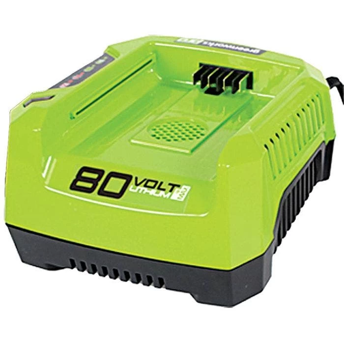 Greenworks 80V Lithium Ion Single Port Rapid Charger 1 Greenworks 80V Lithium Ion Single Port Rapid Charger