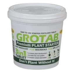 Grotab 3-in-1 Premium Plant Starter (12-8-4), 100 Tabs