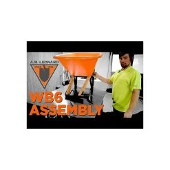 Leonard 6 Cubic Foot Orange Steel Tray Wheelbarrow With Steel Handles And Flat Free Tires 5 Leonard 6 Cubic Foot Orange Steel Tray Wheelbarrow With Steel Handles And Flat Free Tires -Garden And Outdoor Shop hqdefault 18 18