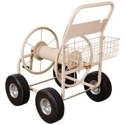 Leonard 4-Wheel Hose Reel Wagon With Pneumatic Tires 8 Leonard 4-Wheel Hose Reel Wagon With Pneumatic Tires -Garden And Outdoor Shop hw300 2