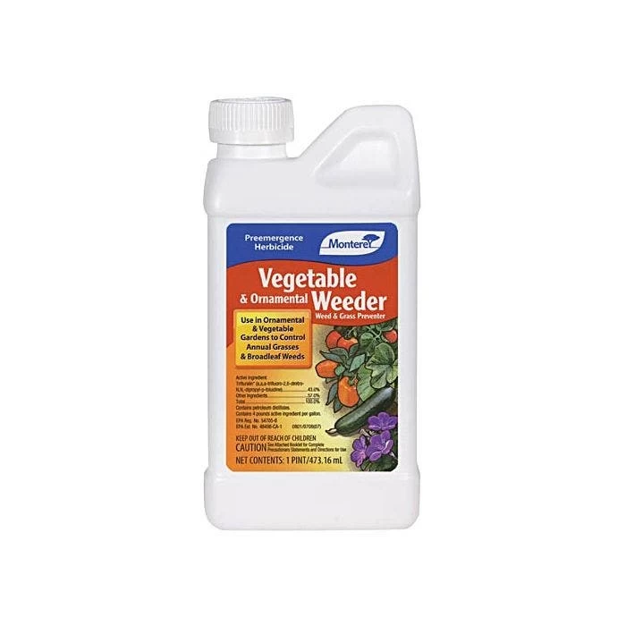 Vegetable And Ornamental Weeder Pre-Emergent Herbicide, 16 Oz. Concentrate 1 Vegetable And Ornamental Weeder Pre-Emergent Herbicide, 16 Oz. Concentrate