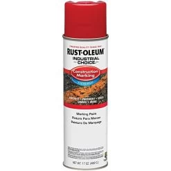 Rust-Oleum Industrial Choice M1400 Construction Marking Paint, Red