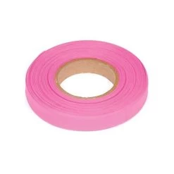 Narrow Glo-Pink Fluorescent Tagging Tape, Box Of 20 Rolls