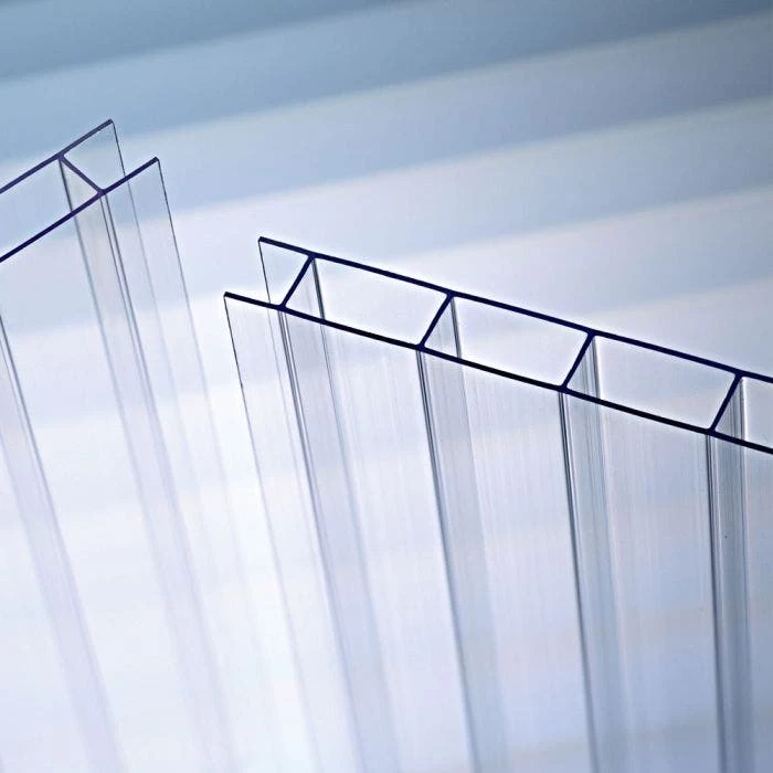 Polycarbonate Panel 8mm Twin Wall, White/Black/White, 6' X 16' 1 Polycarbonate Panel 8mm Twin Wall, White/Black/White, 6' X 16'