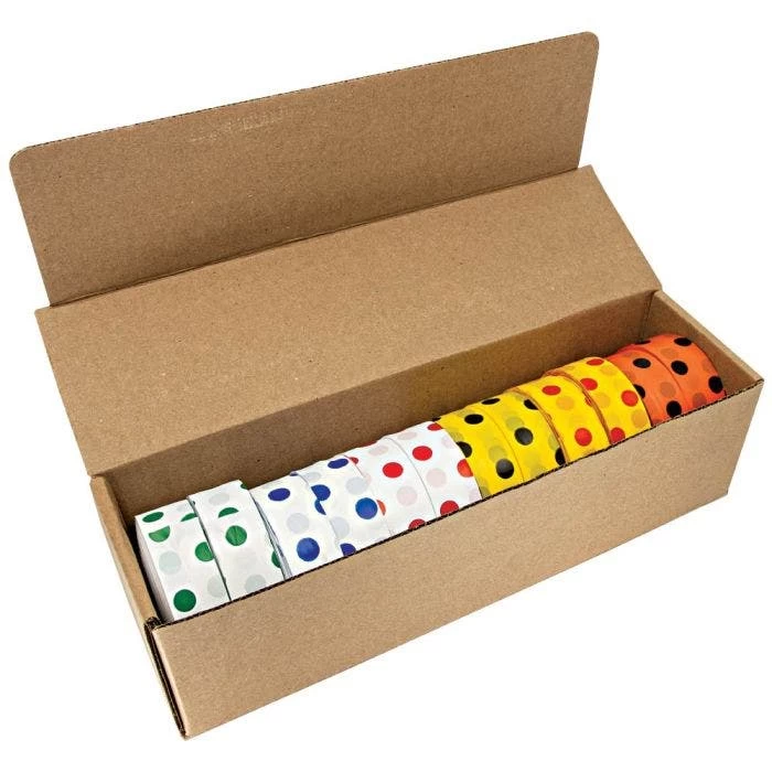 Flagging Tape Mix Box, Polka Dot 1 Flagging Tape Mix Box, Polka Dot