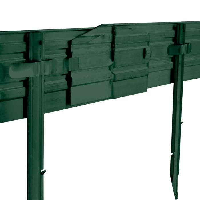Permaloc Set Of Six 8-foot Long Sections - Green DuraFlex, Baked-On Finish 2 Permaloc Set Of Six 8-foot Long Sections - Green DuraFlex, Baked-On Finish - Image 2