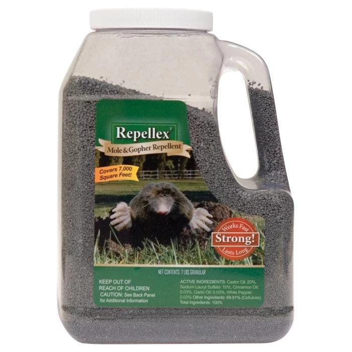 Repellex Mole, Vole And Gopher Repellent, 7 Lbs 1 Repellex Mole, Vole And Gopher Repellent, 7 Lbs