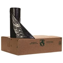 Heavy-Duty LLDPE 56-Gallon Trash Can Liners, Roll Of 100